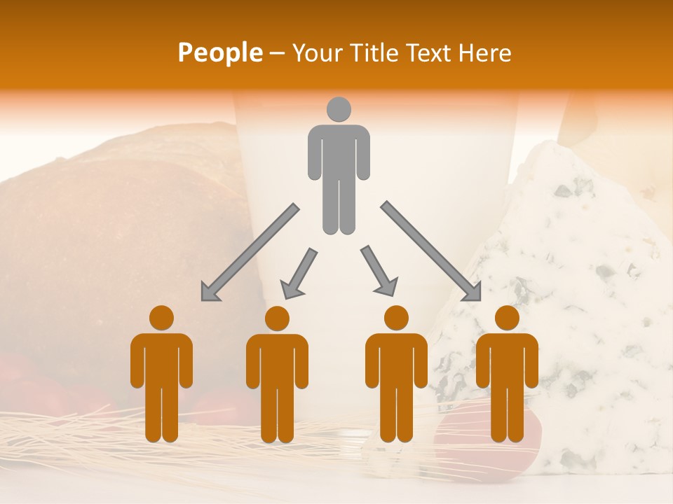 Drink Fat Vegetables PowerPoint Template