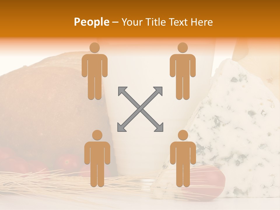 Drink Fat Vegetables PowerPoint Template