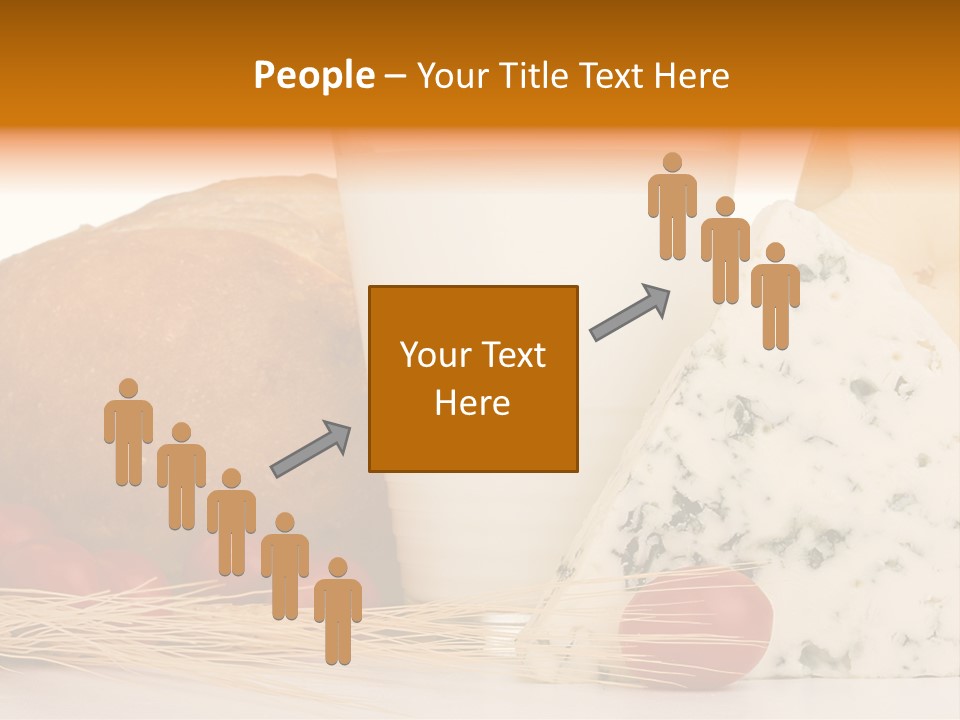 Drink Fat Vegetables PowerPoint Template