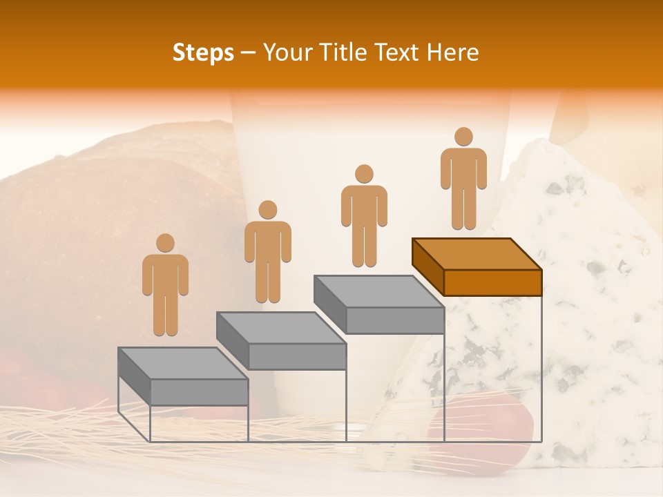 Drink Fat Vegetables PowerPoint Template