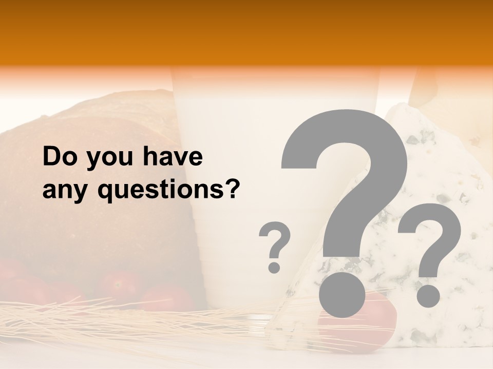 Drink Fat Vegetables PowerPoint Template