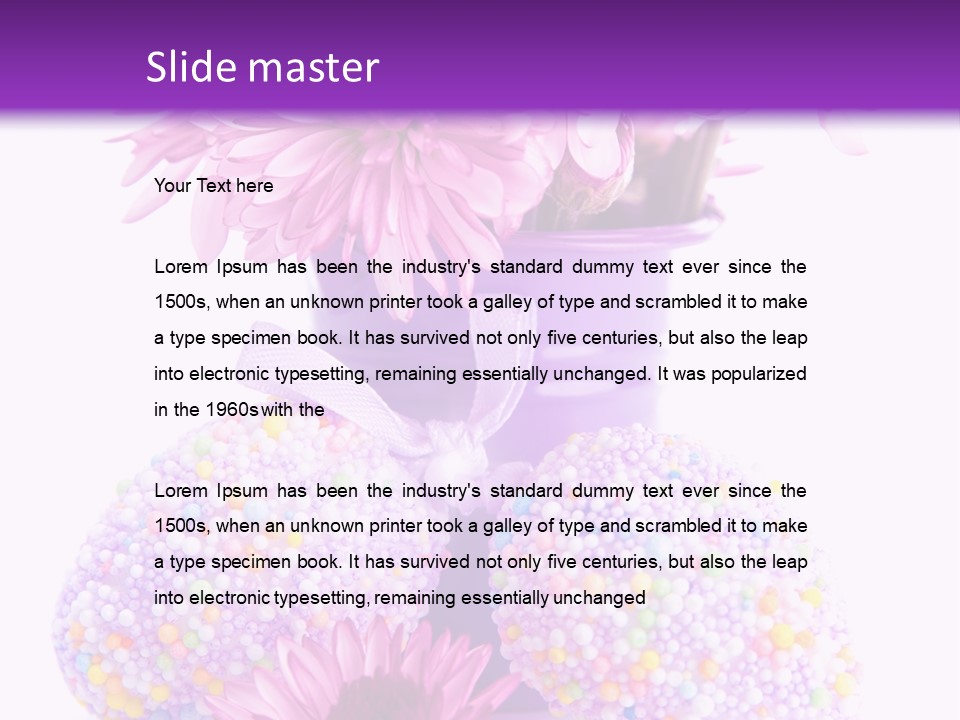 Pattern Bucket Spring PowerPoint Template