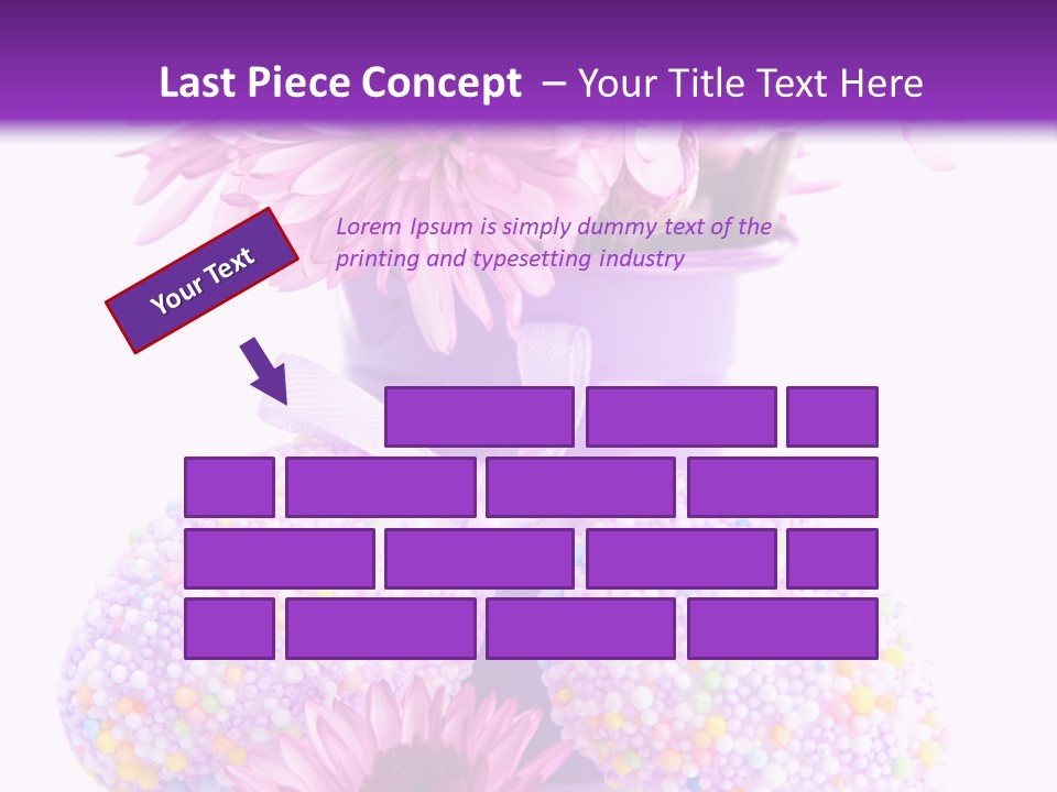 Pattern Bucket Spring PowerPoint Template