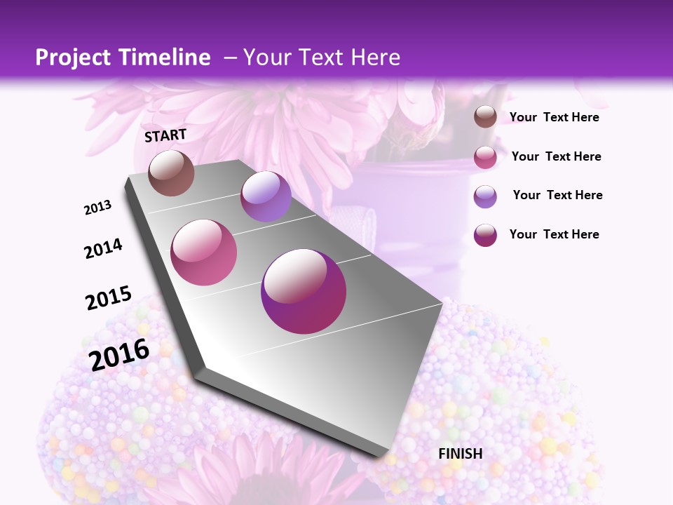 Pattern Bucket Spring PowerPoint Template