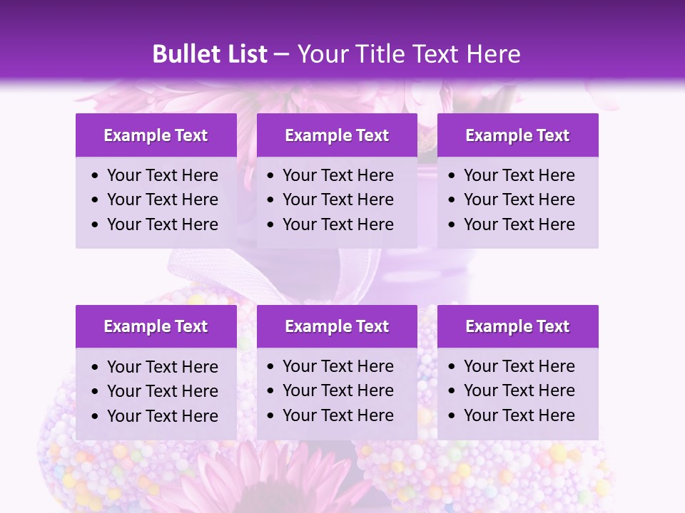 Pattern Bucket Spring PowerPoint Template