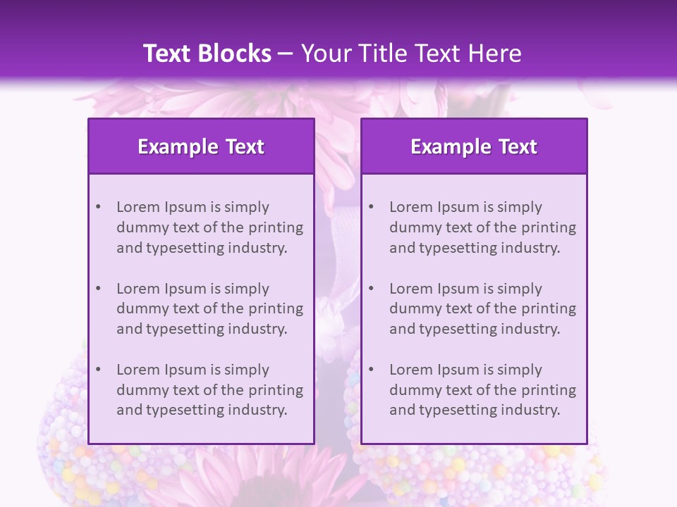 Pattern Bucket Spring PowerPoint Template