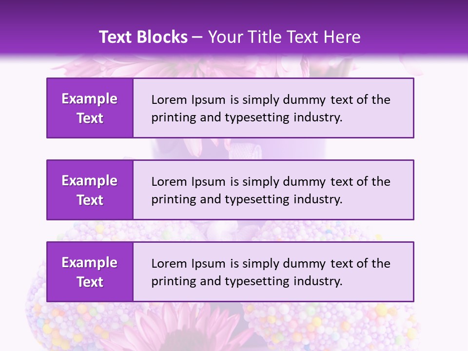 Pattern Bucket Spring PowerPoint Template