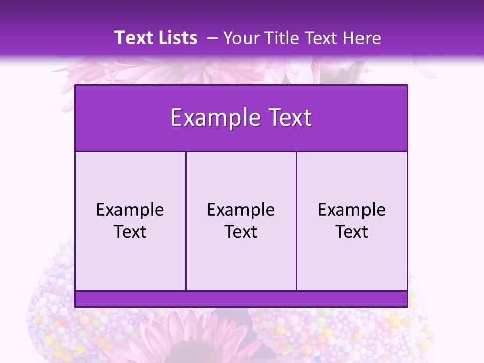 Pattern Bucket Spring PowerPoint Template