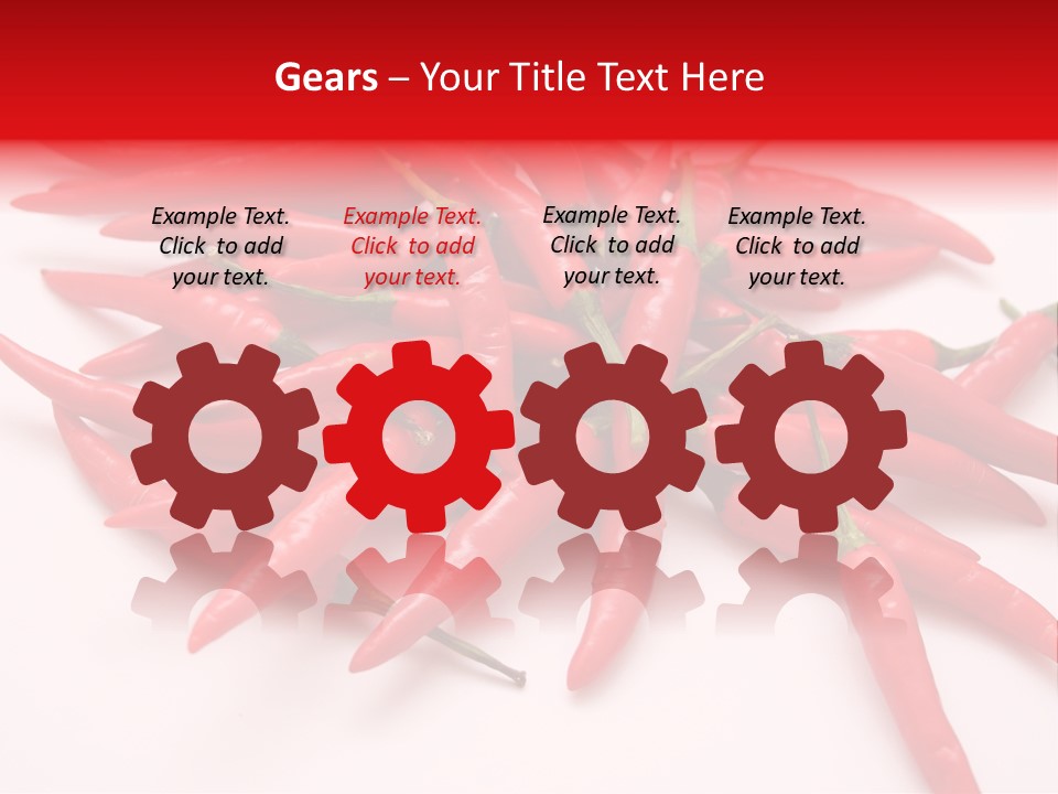 Schote Asien Chili PowerPoint Template