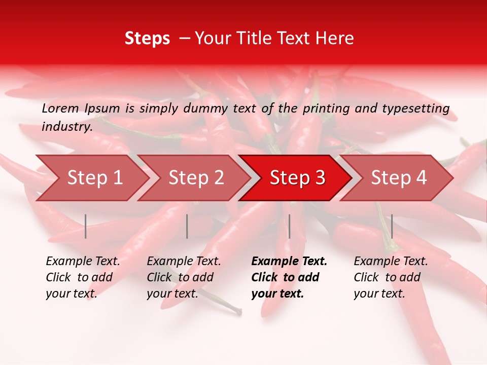 Schote Asien Chili PowerPoint Template