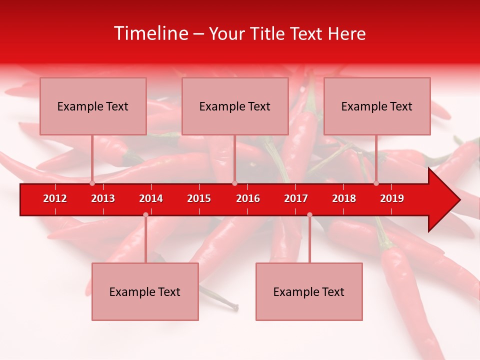 Schote Asien Chili PowerPoint Template