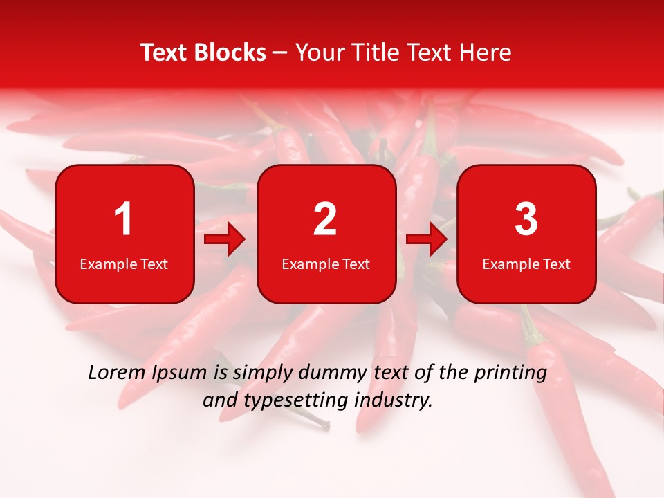 Schote Asien Chili PowerPoint Template