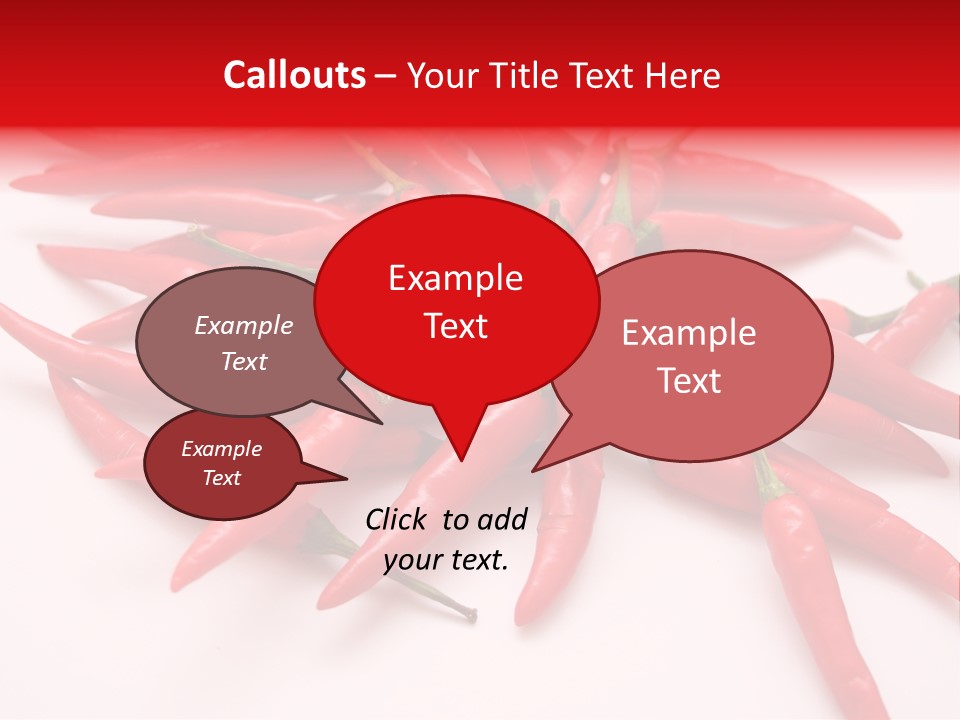 Schote Asien Chili PowerPoint Template