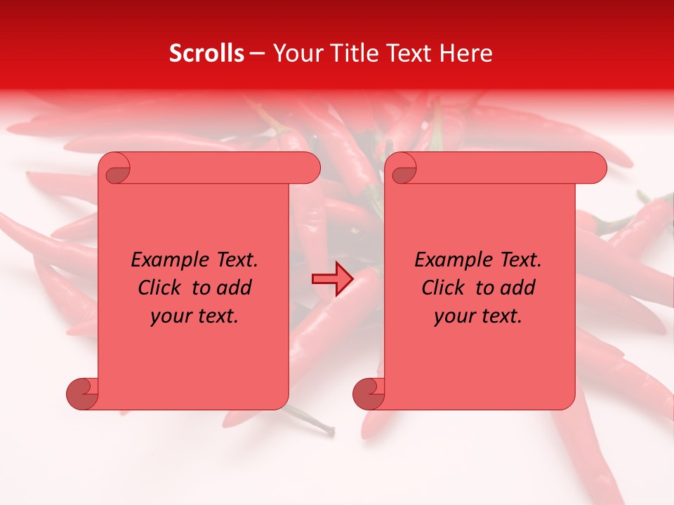 Schote Asien Chili PowerPoint Template