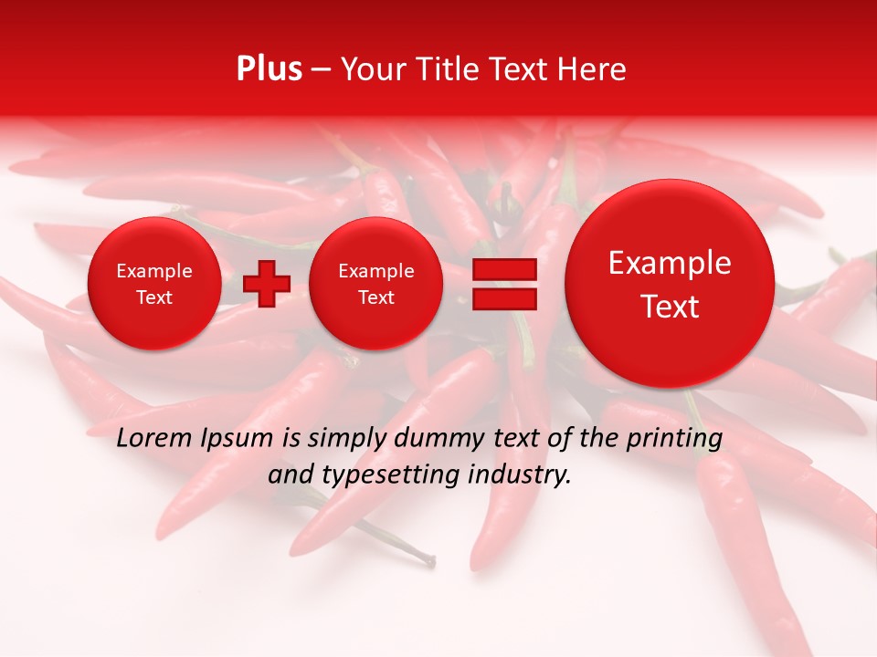 Schote Asien Chili PowerPoint Template