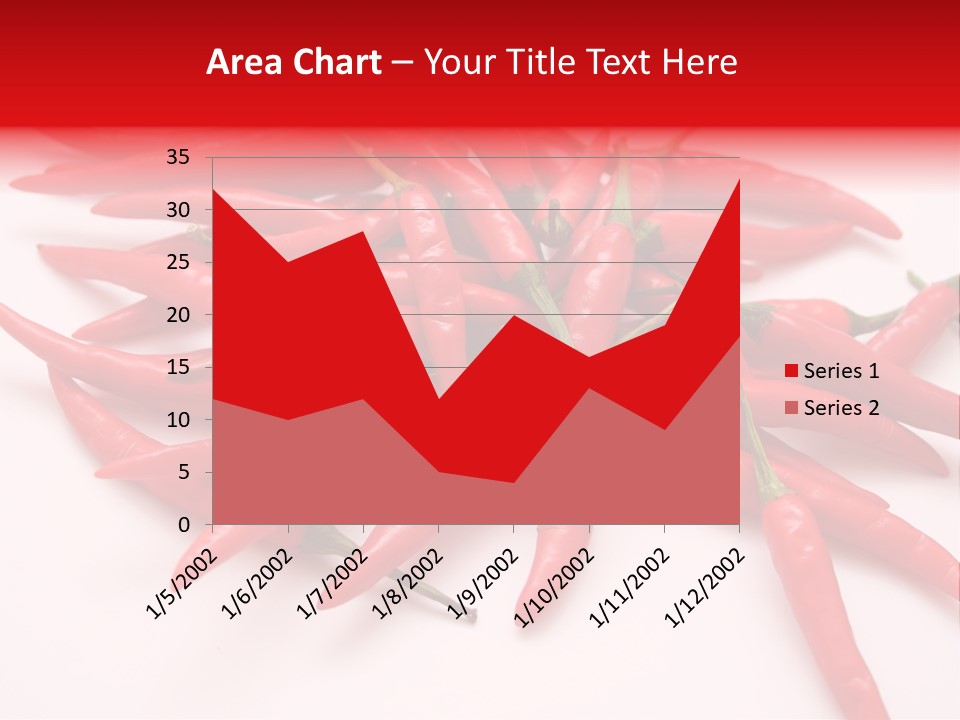 Schote Asien Chili PowerPoint Template