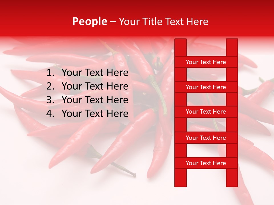 Schote Asien Chili PowerPoint Template