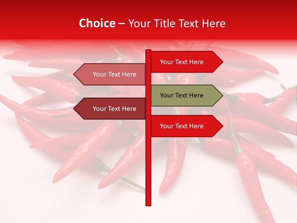 Schote Asien Chili PowerPoint Template