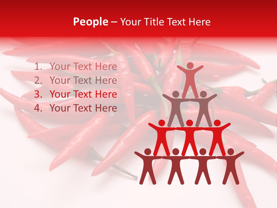 Schote Asien Chili PowerPoint Template
