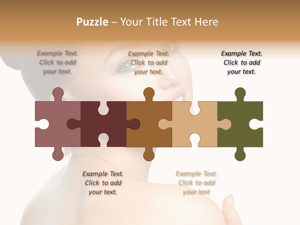 Eyes Pretty Natural PowerPoint Template