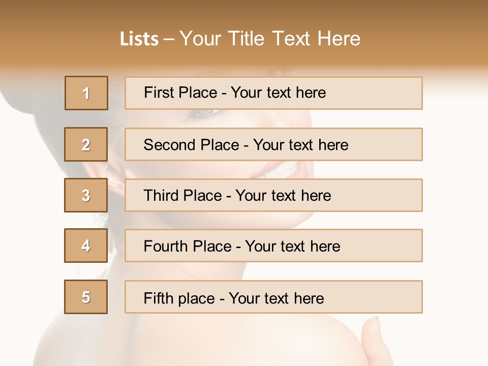 Eyes Pretty Natural PowerPoint Template