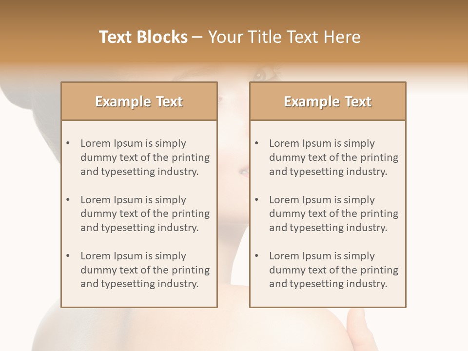 Eyes Pretty Natural PowerPoint Template