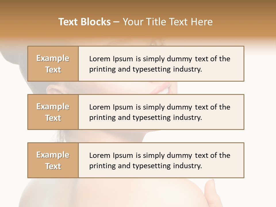 Eyes Pretty Natural PowerPoint Template