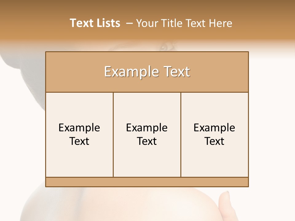Eyes Pretty Natural PowerPoint Template