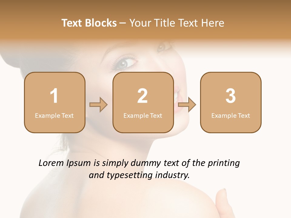 Eyes Pretty Natural PowerPoint Template