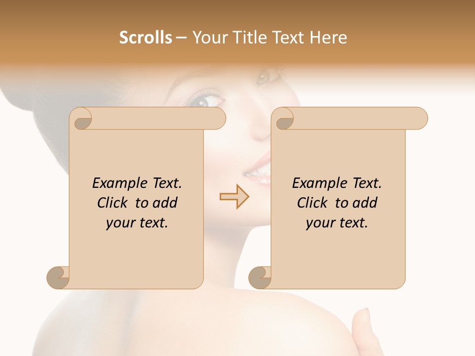 Eyes Pretty Natural PowerPoint Template