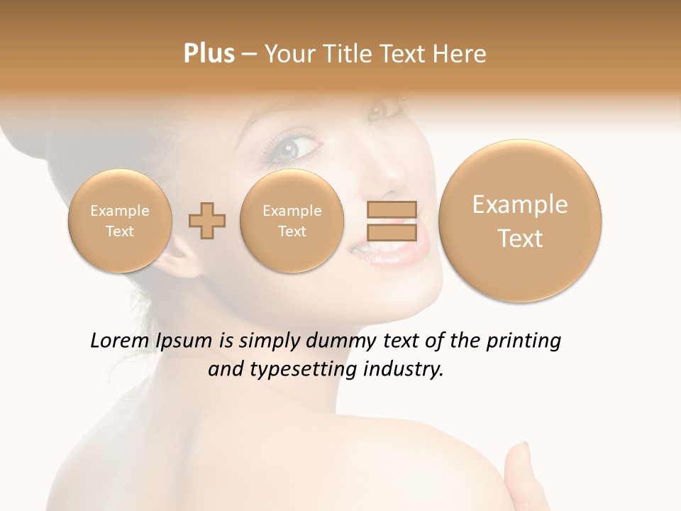 Eyes Pretty Natural PowerPoint Template