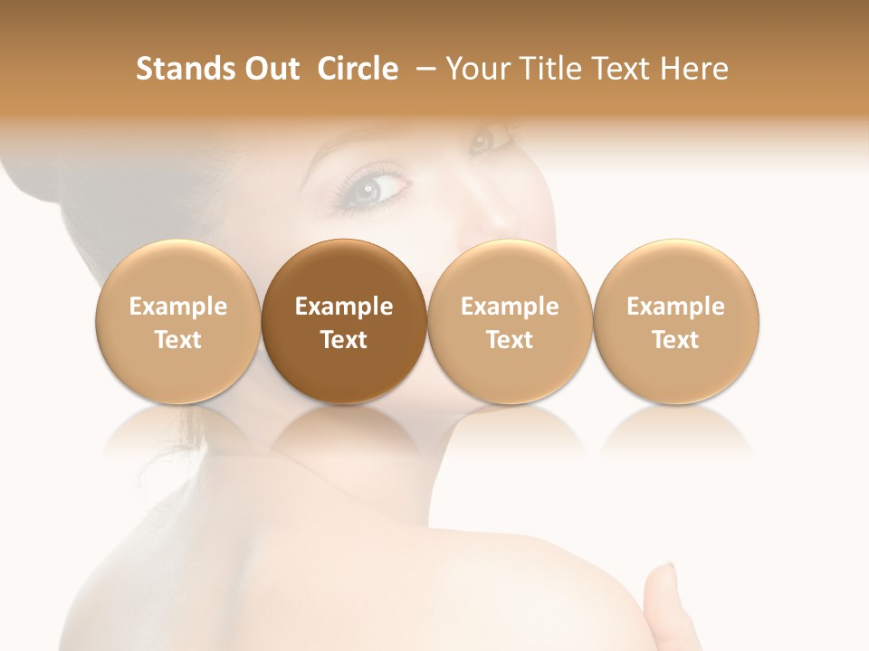 Eyes Pretty Natural PowerPoint Template