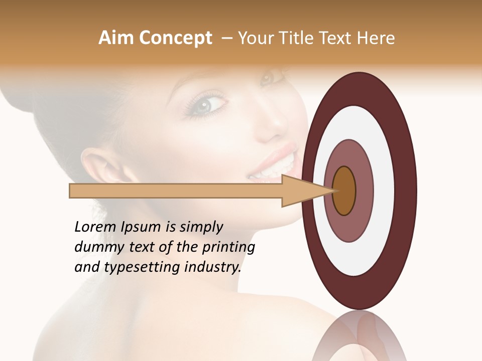 Eyes Pretty Natural PowerPoint Template