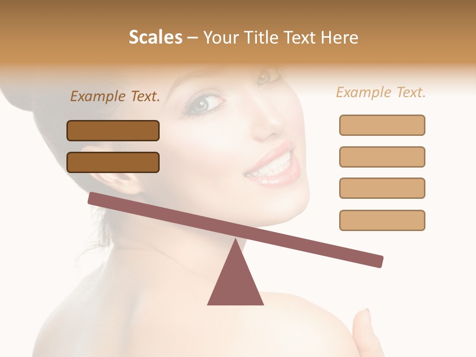 Eyes Pretty Natural PowerPoint Template