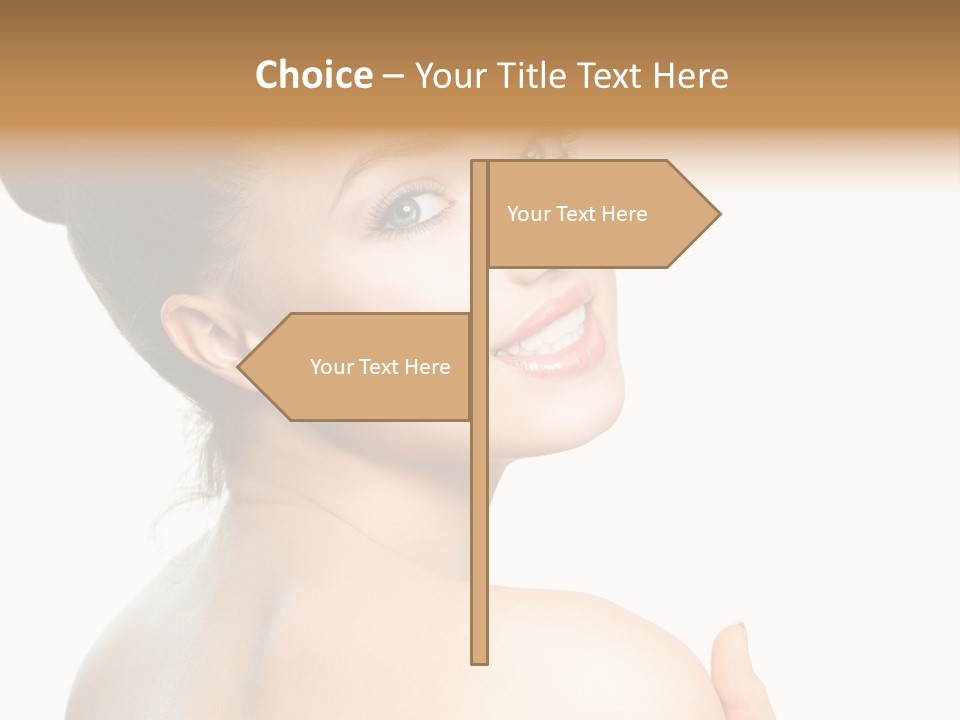 Eyes Pretty Natural PowerPoint Template