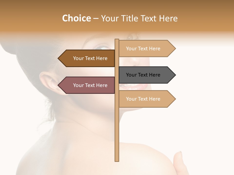 Eyes Pretty Natural PowerPoint Template