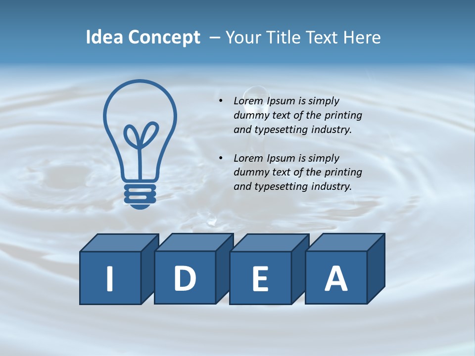 Closeup Forest Macro PowerPoint Template