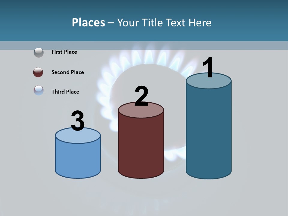 Kitchen Burn Oval PowerPoint Template