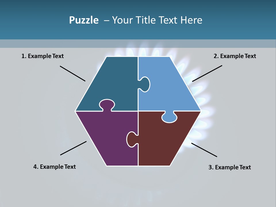 Kitchen Burn Oval PowerPoint Template
