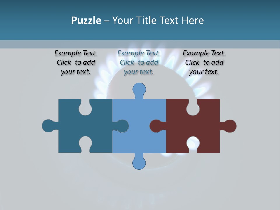 Kitchen Burn Oval PowerPoint Template