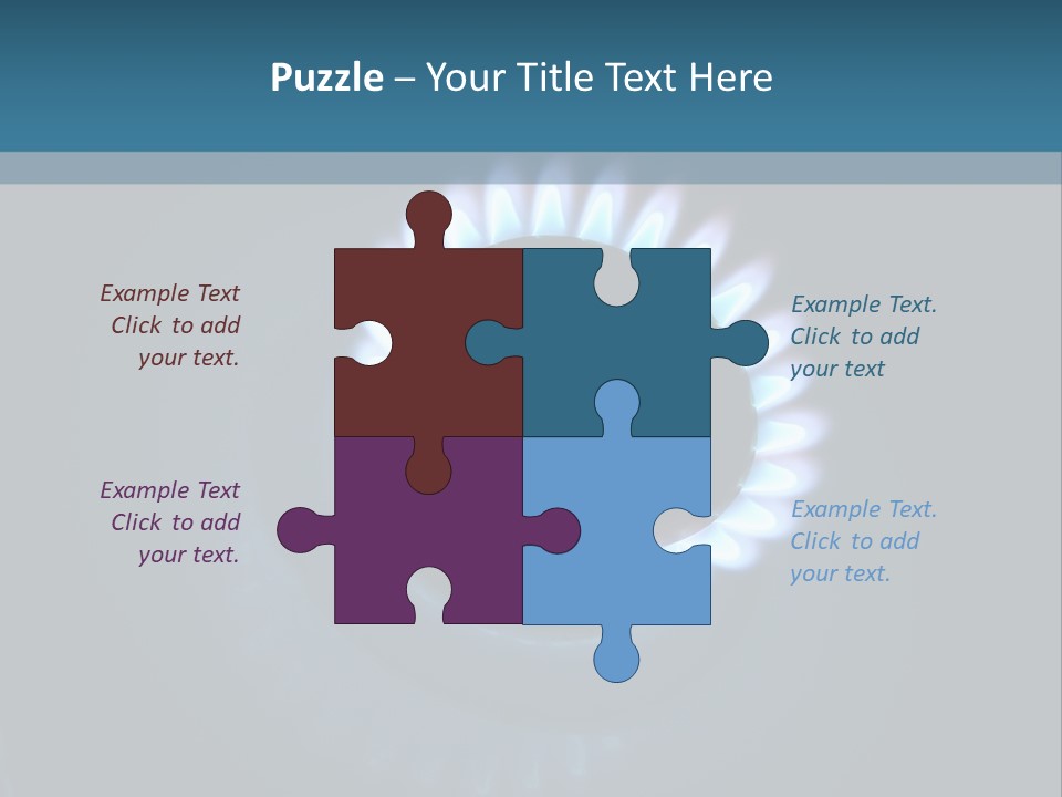 Kitchen Burn Oval PowerPoint Template