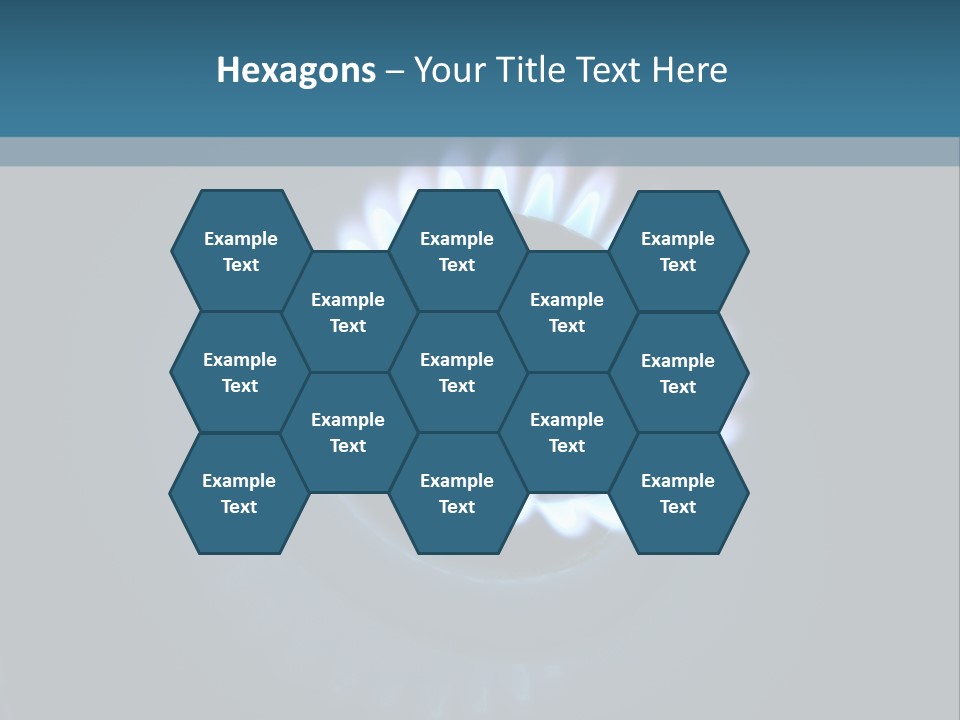 Kitchen Burn Oval PowerPoint Template