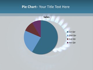 Kitchen Burn Oval PowerPoint Template