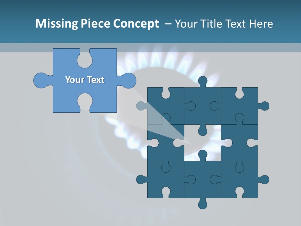 Kitchen Burn Oval PowerPoint Template