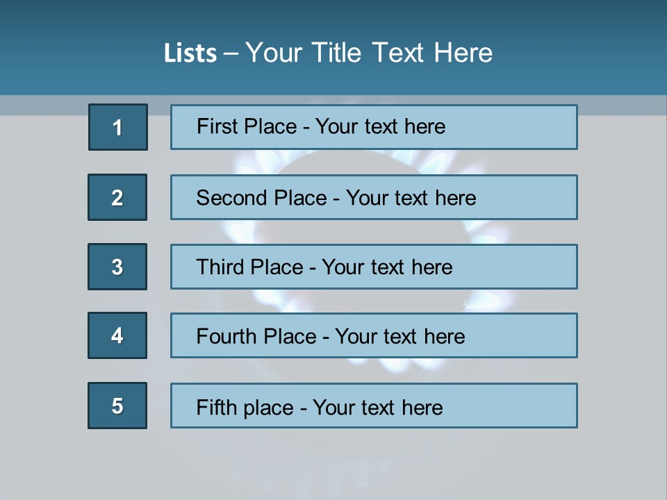 Kitchen Burn Oval PowerPoint Template