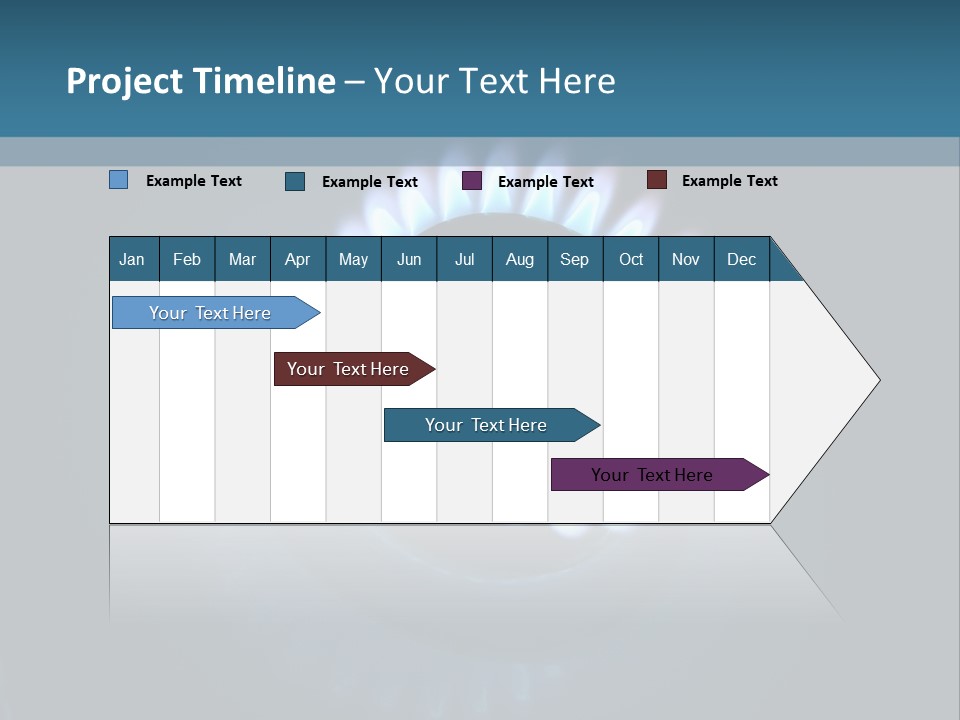 Kitchen Burn Oval PowerPoint Template