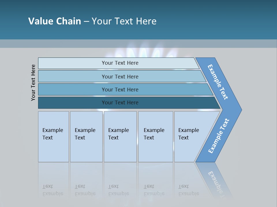 Kitchen Burn Oval PowerPoint Template