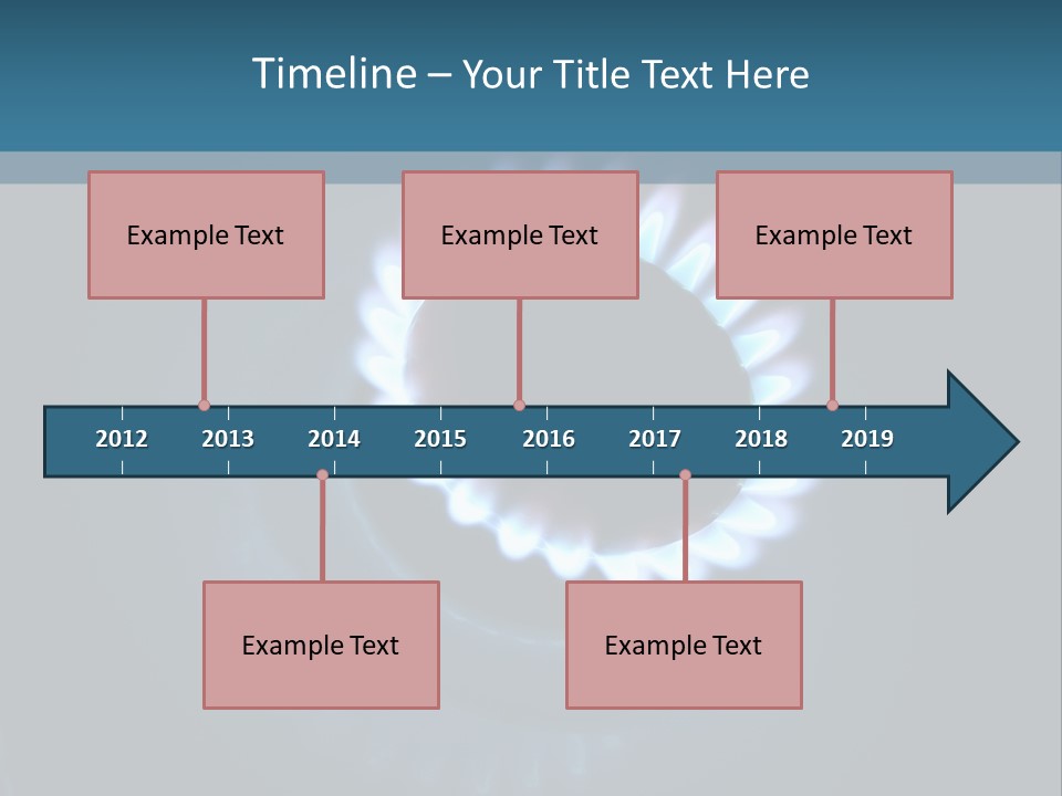 Kitchen Burn Oval PowerPoint Template