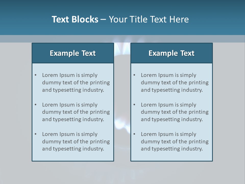 Kitchen Burn Oval PowerPoint Template