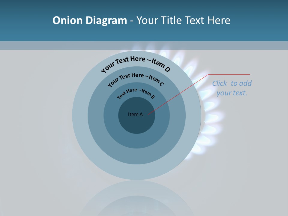 Kitchen Burn Oval PowerPoint Template